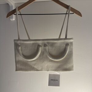Orseund Iris Tube Top in Ivory